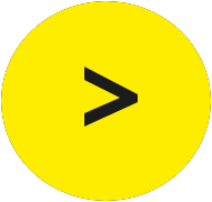 Gelber Kreis; in der Mitte eine nach links offene Klammer